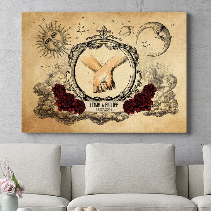 Personalisiertes Wandbild Für Immer und Ewig