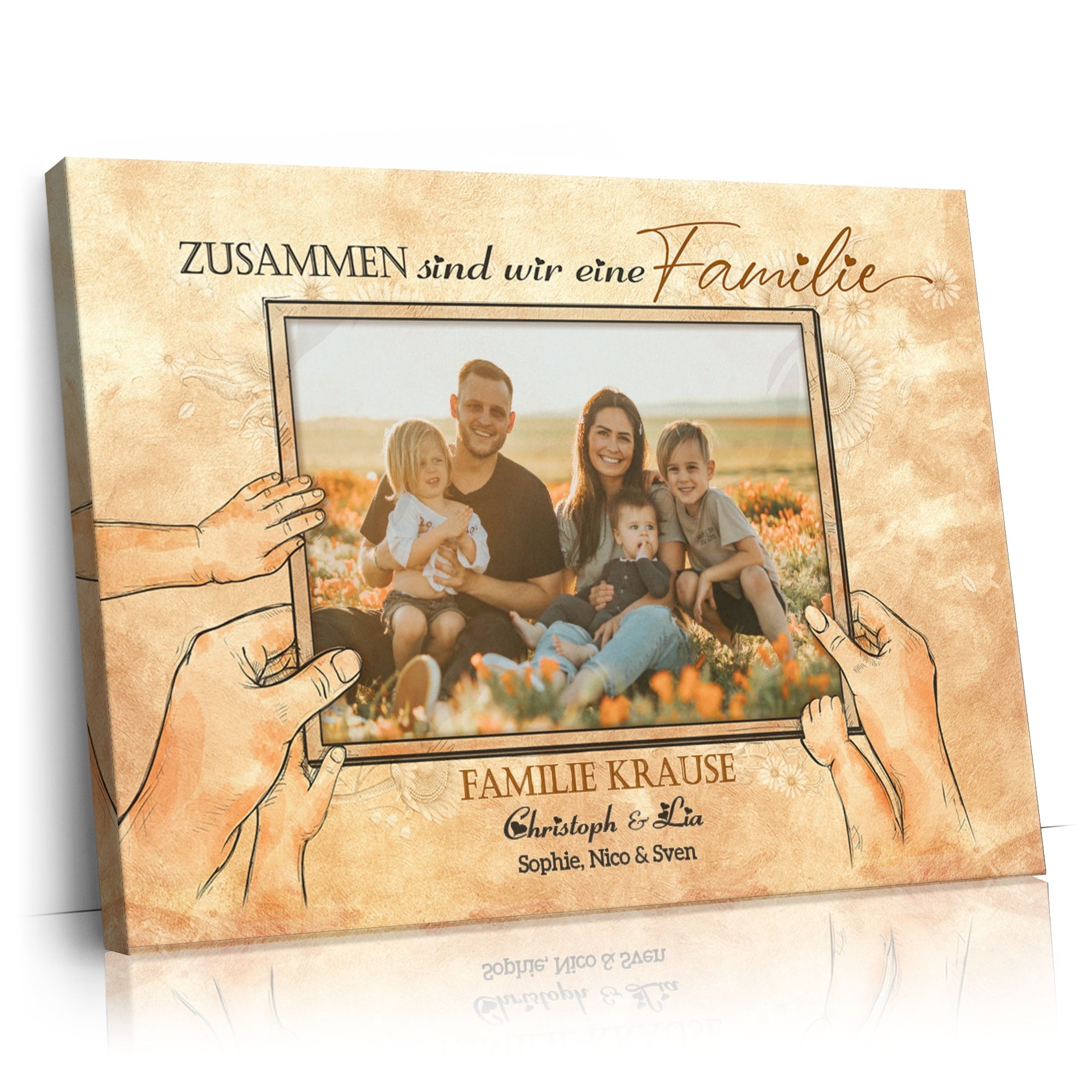 Personalisierbares Geschenk Beste Familie der Welt