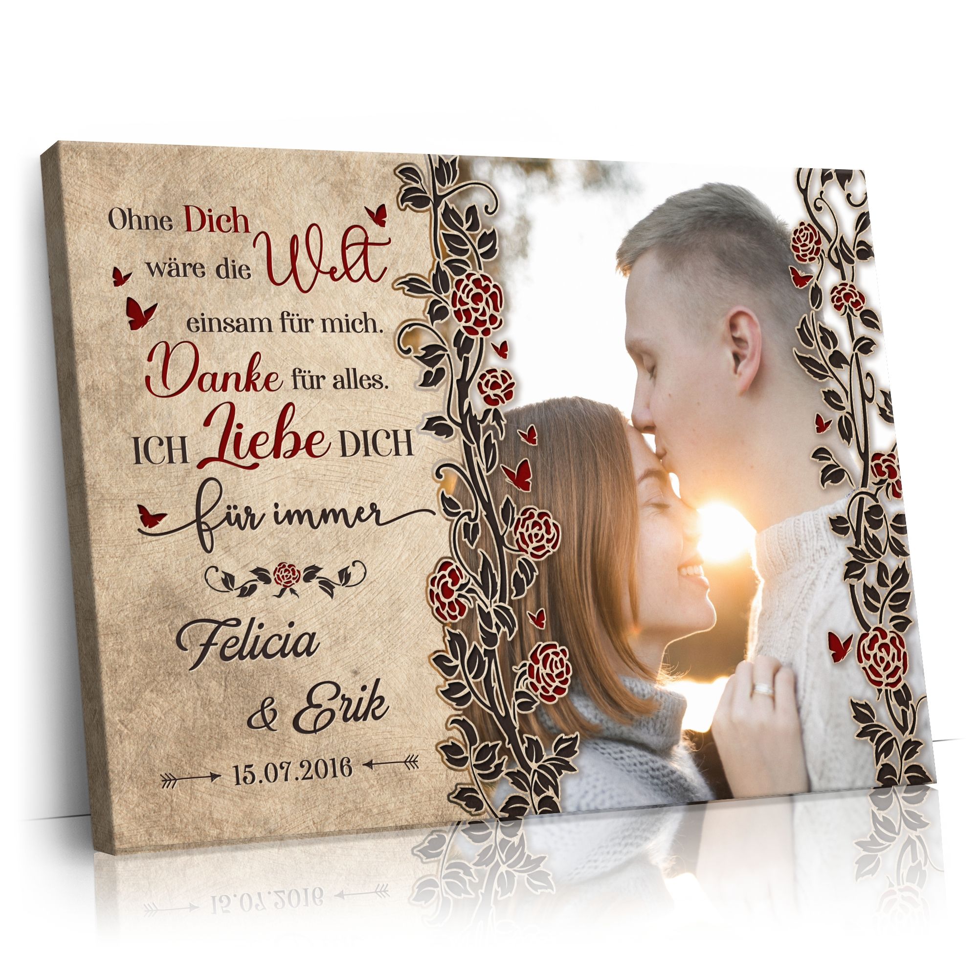 Personalisierbares Geschenk Liebe wie im Märchen